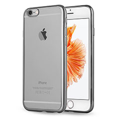 Coque Ultra Fine TPU Souple Housse Etui Transparente H17 pour Apple iPhone 6 Gris