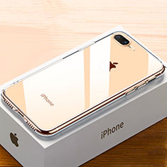 Coque Ultra Fine TPU Souple Housse Etui Transparente HC02 pour Apple iPhone 8 Plus Or