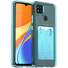 Coque Ultra Fine TPU Souple Housse Etui Transparente HD1 pour Xiaomi Redmi 9 Activ Bleu Ciel