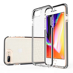 Coque Ultra Fine TPU Souple Housse Etui Transparente HT01 pour Apple iPhone 7 Plus Noir