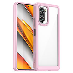 Coque Ultra Fine TPU Souple Housse Etui Transparente JS1 pour Xiaomi Mi 11i 5G Rose