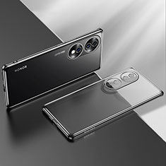 Coque Ultra Fine TPU Souple Housse Etui Transparente LD1 pour Huawei Honor 70 5G Noir