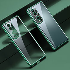 Coque Ultra Fine TPU Souple Housse Etui Transparente LD1 pour Huawei Honor 80 Pro 5G Vert