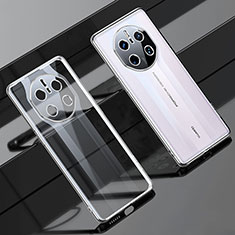 Coque Ultra Fine TPU Souple Housse Etui Transparente LD1 pour Huawei Mate 50 RS Argent