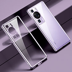 Coque Ultra Fine TPU Souple Housse Etui Transparente LD1 pour Huawei P60 Violet