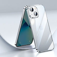 Coque Ultra Fine TPU Souple Housse Etui Transparente LD2 pour Apple iPhone 14 Argent