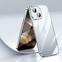 Coque Ultra Fine TPU Souple Housse Etui Transparente LD2 pour Apple iPhone 15 Argent