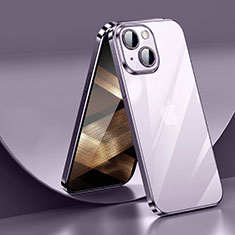 Coque Ultra Fine TPU Souple Housse Etui Transparente LD2 pour Apple iPhone 15 Violet