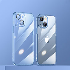 Coque Ultra Fine TPU Souple Housse Etui Transparente LD3 pour Apple iPhone 13 Bleu