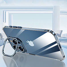 Coque Ultra Fine TPU Souple Housse Etui Transparente LD6 pour Apple iPhone 14 Pro Max Bleu