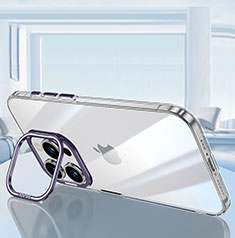 Coque Ultra Fine TPU Souple Housse Etui Transparente LD6 pour Apple iPhone 14 Pro Max Violet