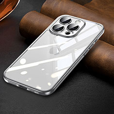 Coque Ultra Fine TPU Souple Housse Etui Transparente LD7 pour Apple iPhone 14 Pro Max Argent