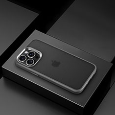 Coque Ultra Fine TPU Souple Housse Etui Transparente LD8 pour Apple iPhone 15 Pro Max Gris