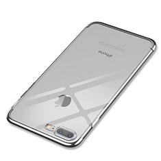 Coque Ultra Fine TPU Souple Housse Etui Transparente Q05 pour Apple iPhone 7 Plus Argent