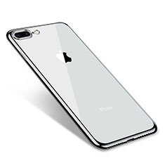 Coque Ultra Fine TPU Souple Housse Etui Transparente Q06 pour Apple iPhone 7 Plus Argent