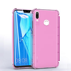 Coque Ultra Fine TPU Souple Housse Etui Transparente S01 pour Huawei Enjoy 9 Plus Rose