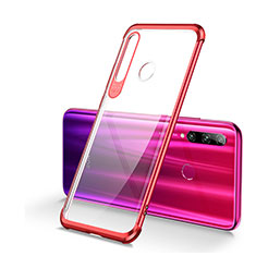 Coque Ultra Fine TPU Souple Housse Etui Transparente S01 pour Huawei Honor 10i Rouge