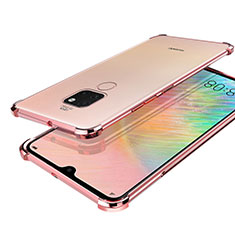 Coque Ultra Fine TPU Souple Housse Etui Transparente S01 pour Huawei Mate 20 Or Rose