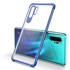 Coque Ultra Fine TPU Souple Housse Etui Transparente S01 pour Huawei P30 Pro New Edition Bleu