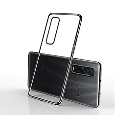 Coque Ultra Fine TPU Souple Housse Etui Transparente S01 pour Oppo Find X2 Pro Noir