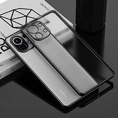 Coque Ultra Fine TPU Souple Housse Etui Transparente S01 pour Xiaomi Mi 11 Lite 5G NE Noir