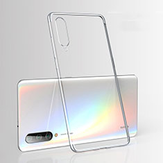 Coque Ultra Fine TPU Souple Housse Etui Transparente S01 pour Xiaomi Mi A3 Argent