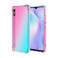 Coque Ultra Fine TPU Souple Housse Etui Transparente S01 pour Xiaomi Redmi 9A Rose