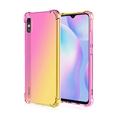 Coque Ultra Fine TPU Souple Housse Etui Transparente S01 pour Xiaomi Redmi 9i Jaune