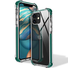 Coque Ultra Fine TPU Souple Housse Etui Transparente S02 pour Apple iPhone 12 Mini Vert