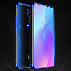 Coque Ultra Fine TPU Souple Housse Etui Transparente S02 pour Xiaomi Mi 9T Pro Bleu