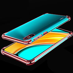 Coque Ultra Fine TPU Souple Housse Etui Transparente S02 pour Xiaomi Redmi 9A Or Rose