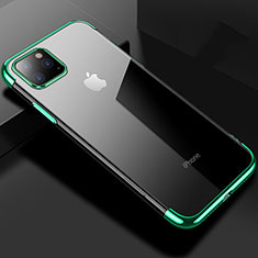 Coque Ultra Fine TPU Souple Housse Etui Transparente S03 pour Apple iPhone 11 Pro Max Vert