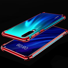 Coque Ultra Fine TPU Souple Housse Etui Transparente S03 pour Huawei P30 Rouge