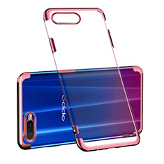 Coque Ultra Fine TPU Souple Housse Etui Transparente S03 pour Oppo K1 Or Rose