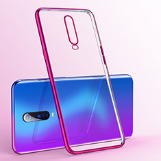 Coque Ultra Fine TPU Souple Housse Etui Transparente S03 pour Oppo R17 Pro Violet