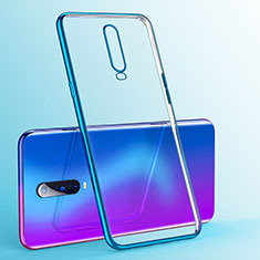 Coque Ultra Fine TPU Souple Housse Etui Transparente S03 pour Oppo RX17 Pro Bleu