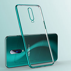 Coque Ultra Fine TPU Souple Housse Etui Transparente S03 pour Oppo RX17 Pro Vert