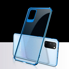 Coque Ultra Fine TPU Souple Housse Etui Transparente S03 pour Samsung Galaxy S20 Plus Bleu