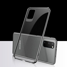 Coque Ultra Fine TPU Souple Housse Etui Transparente S03 pour Samsung Galaxy S20 Plus Noir