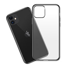 Coque Ultra Fine TPU Souple Housse Etui Transparente S04 pour Apple iPhone 11 Noir