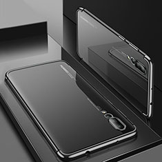 Coque Ultra Fine TPU Souple Housse Etui Transparente S05 pour Huawei P20 Pro Noir
