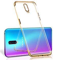 Coque Ultra Fine TPU Souple Housse Etui Transparente S06 pour Oppo RX17 Pro Or