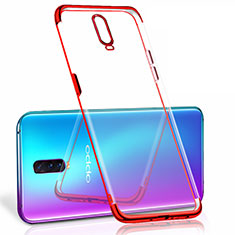 Coque Ultra Fine TPU Souple Housse Etui Transparente S06 pour Oppo RX17 Pro Rouge