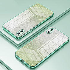 Coque Ultra Fine TPU Souple Housse Etui Transparente SY1 pour Apple iPhone X Vert