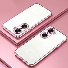 Coque Ultra Fine TPU Souple Housse Etui Transparente SY1 pour Huawei Honor 60 5G Or Rose