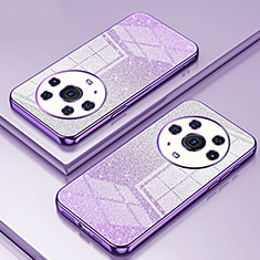 Coque Ultra Fine TPU Souple Housse Etui Transparente SY1 pour Huawei Honor Magic3 Pro 5G Violet