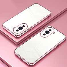 Coque Ultra Fine TPU Souple Housse Etui Transparente SY1 pour Huawei Nova 10 Or Rose