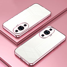 Coque Ultra Fine TPU Souple Housse Etui Transparente SY1 pour Huawei Nova 11 Or Rose