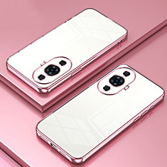 Coque Ultra Fine TPU Souple Housse Etui Transparente SY1 pour Huawei Nova 11 Ultra Or Rose