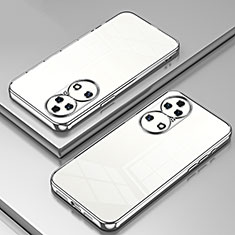 Coque Ultra Fine TPU Souple Housse Etui Transparente SY1 pour Huawei P50 Argent